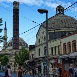 İstanbul Çemberlitaş Bölgesinde Ustalar